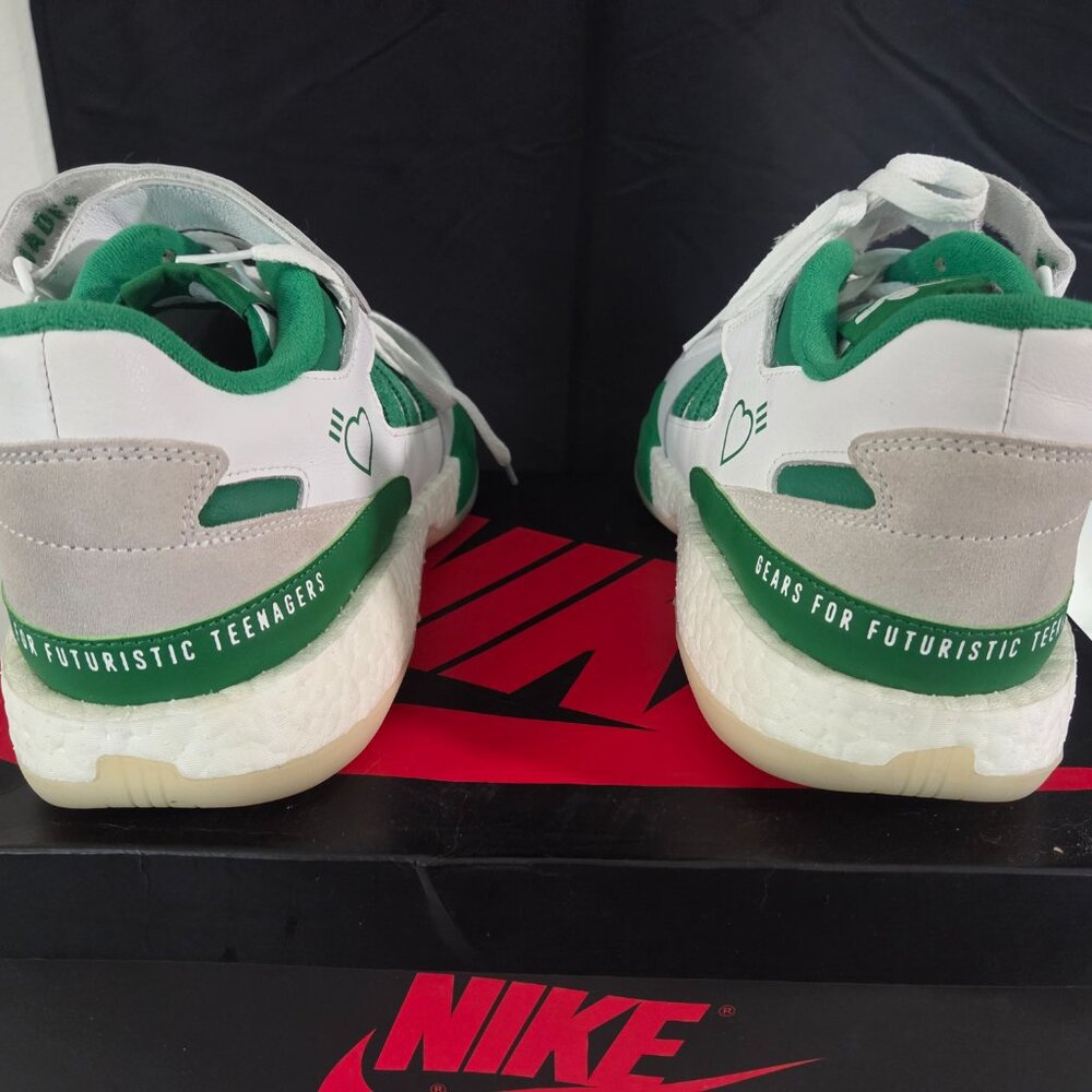 Size 12 - adidas Forum Low White Green Gum Great Looking Shoe! - Picture 8 of 9